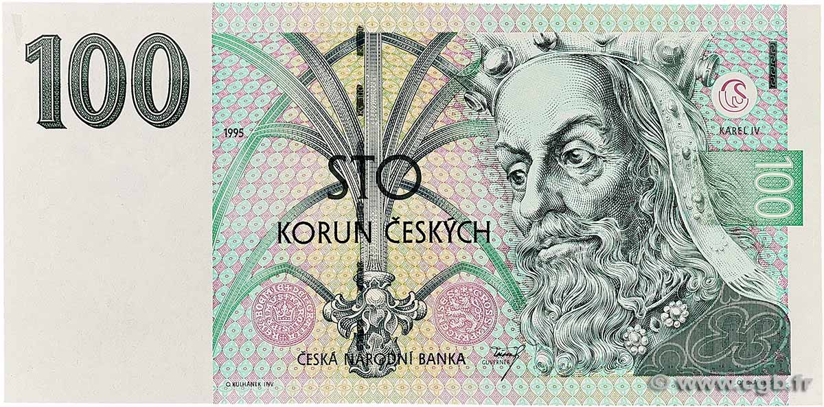 100 Korun RÉPUBLIQUE TCHÈQUE  1995 P.12 SPL