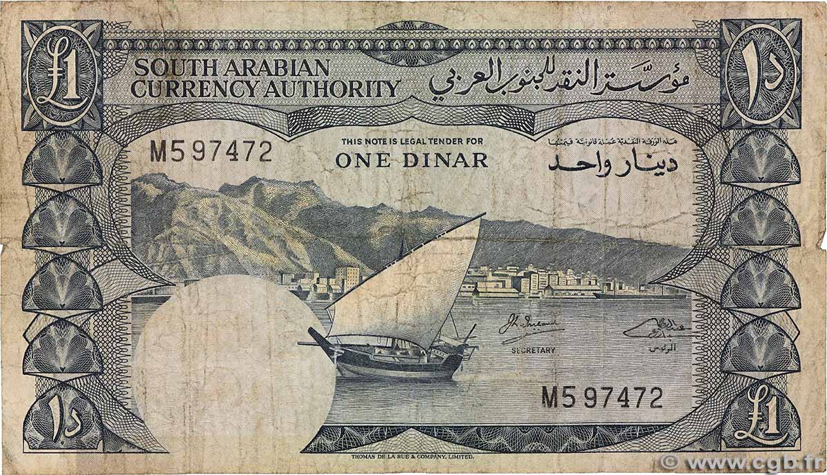 1 Dinar YÉMEN RÉPUBLIQUE DÉMOCRATIQUE  1984 P.07 B