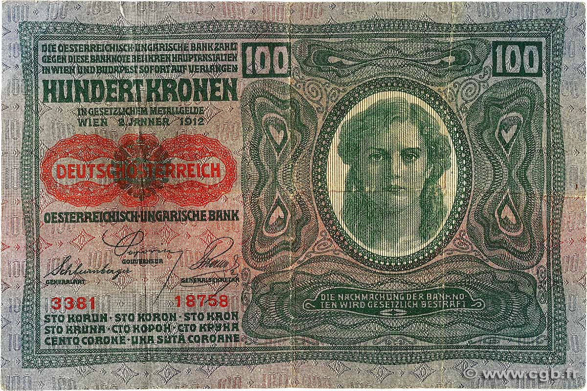 100 Kronen AUTRICHE  1919 P.056 TB+