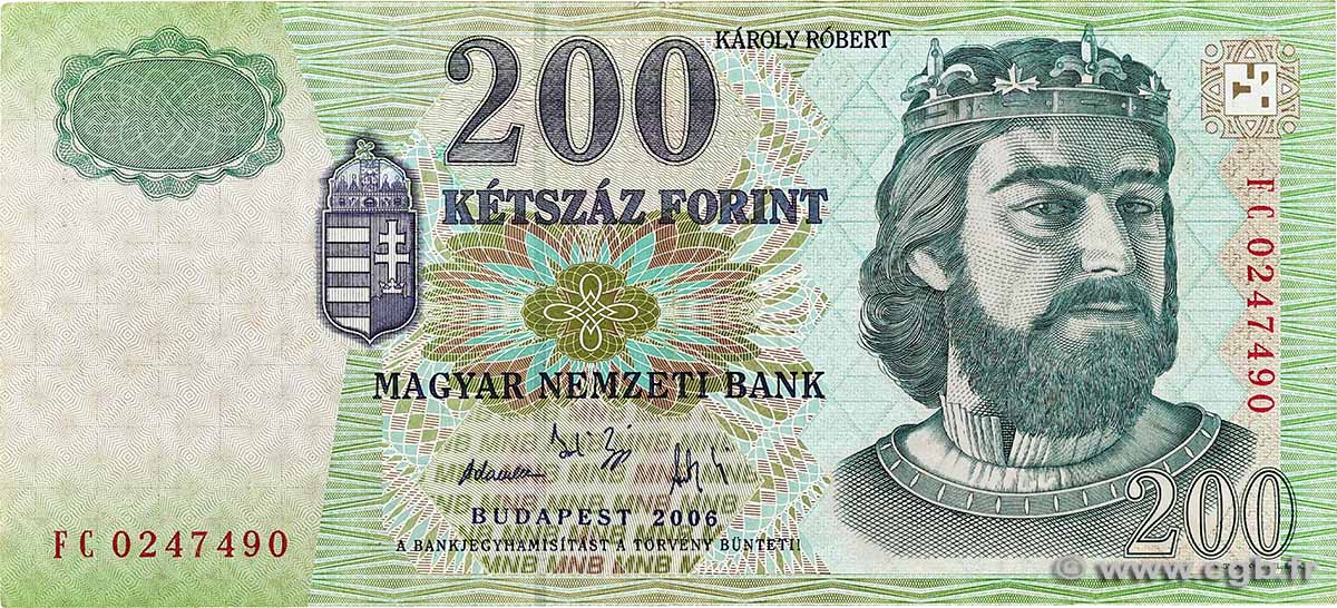 200 Forint HONGRIE  2006 P.187f TTB