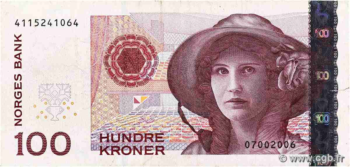 100 Kroner NORVÈGE  2006 P.49c TTB