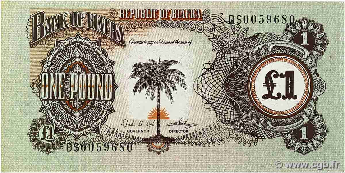 1 Pound BIAFRA  1968 P.05a AU