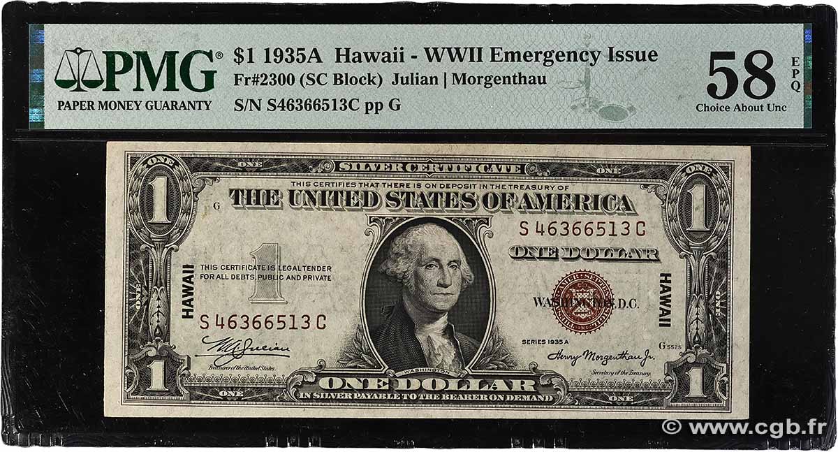 1 Dollar HAWAII  1935 P.36a AU