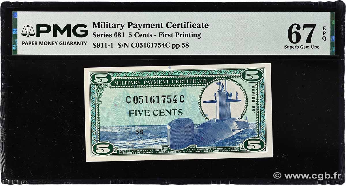 5 Cents UNITED STATES OF AMERICA  1969 P.M075 UNC