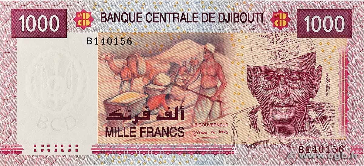 1000 Francs DJIBOUTI  2005 P.42a UNC-