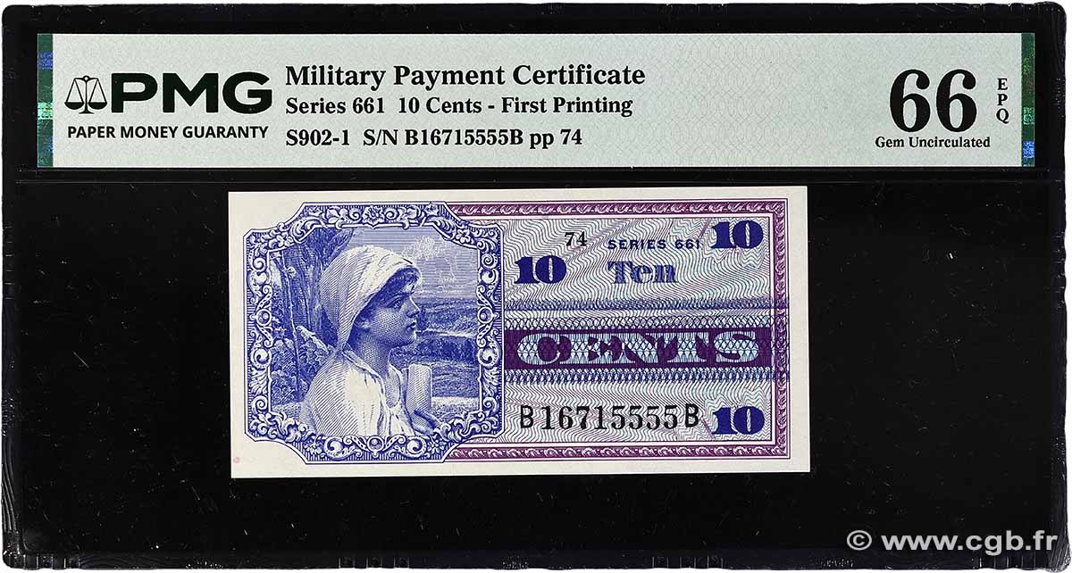 10 Cents ÉTATS-UNIS D&nbsp;AMÉRIQUE  1968 P.M065a NEUF