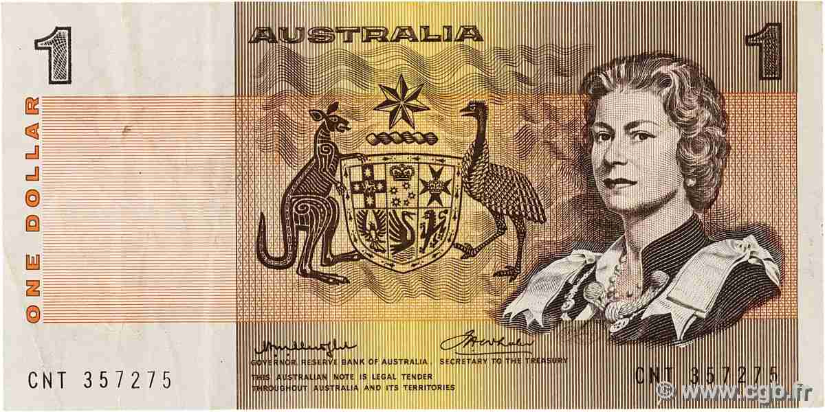 1 Dollar AUSTRALIA  1976 P.42b2 VF