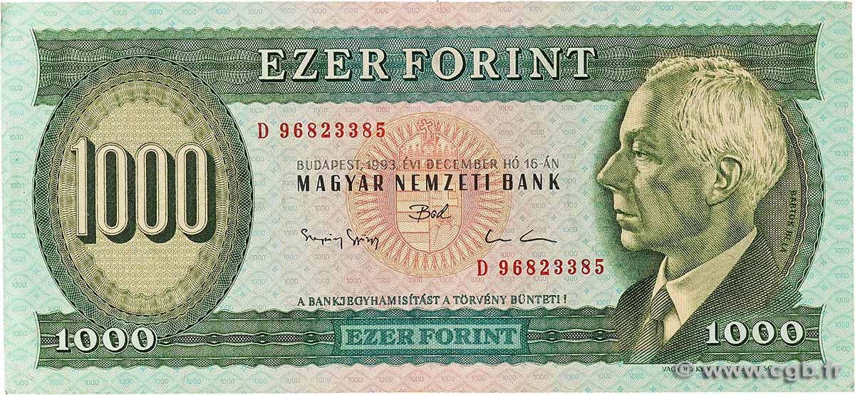 1000 Forint HONGRIE  1993 P.176b TTB+