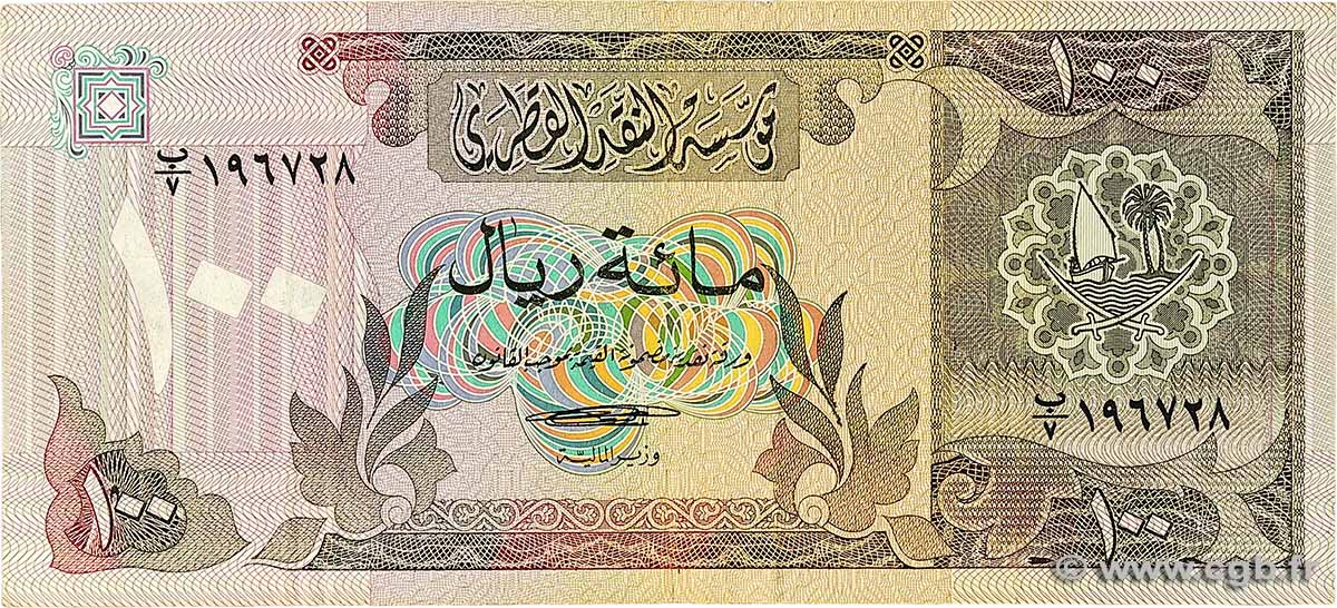 100 Riyals QATAR  1996 P.18 VF-