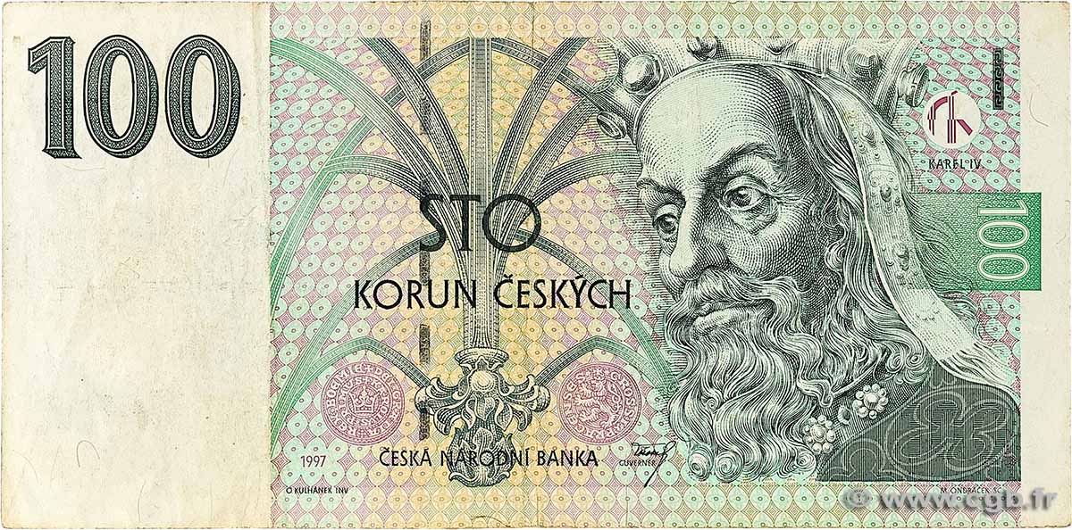 100 Korun RÉPUBLIQUE TCHÈQUE  1997 P.18b TB
