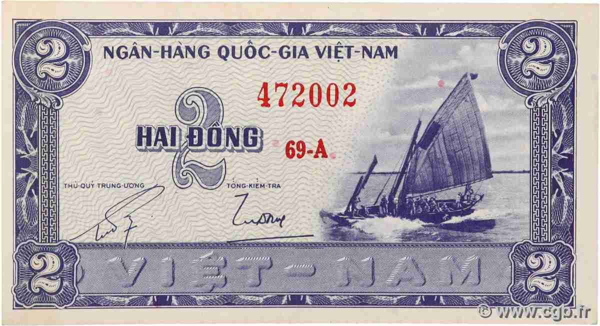 2 Dong VIET NAM SOUTH  1955 P.12a UNC-