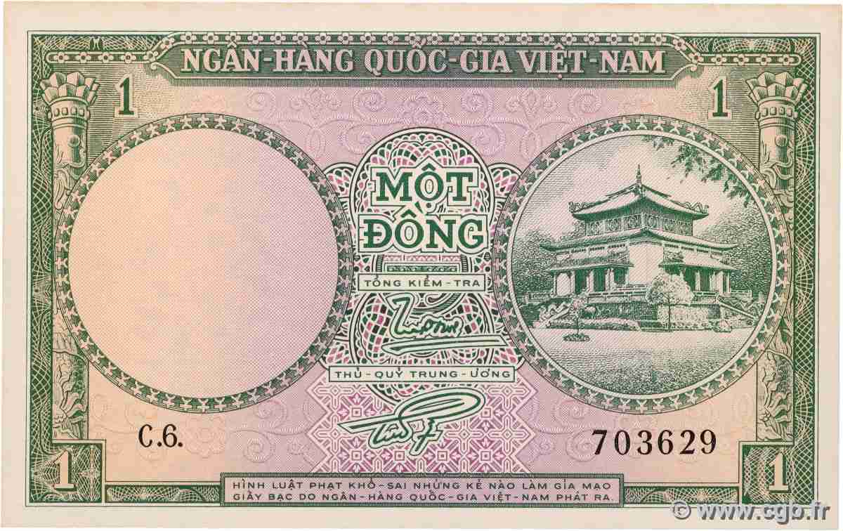 1 Dong VIETNAM DEL SUD  1956 P.01a q.FDC