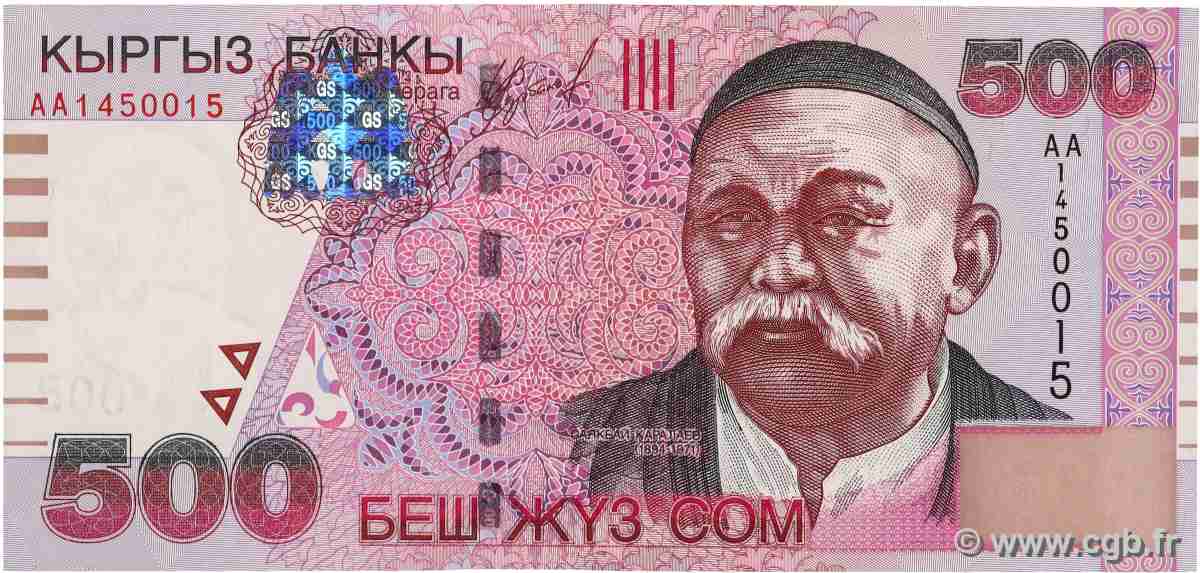 500 Som KIRGHIZISTAN  2000 P.17 NEUF