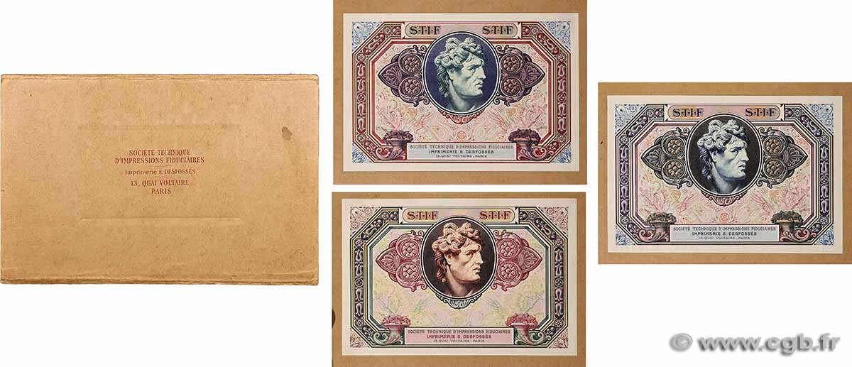 (5 Francs) essais STIF Essai FRANCE regionalism and various  1930 F.-- AU