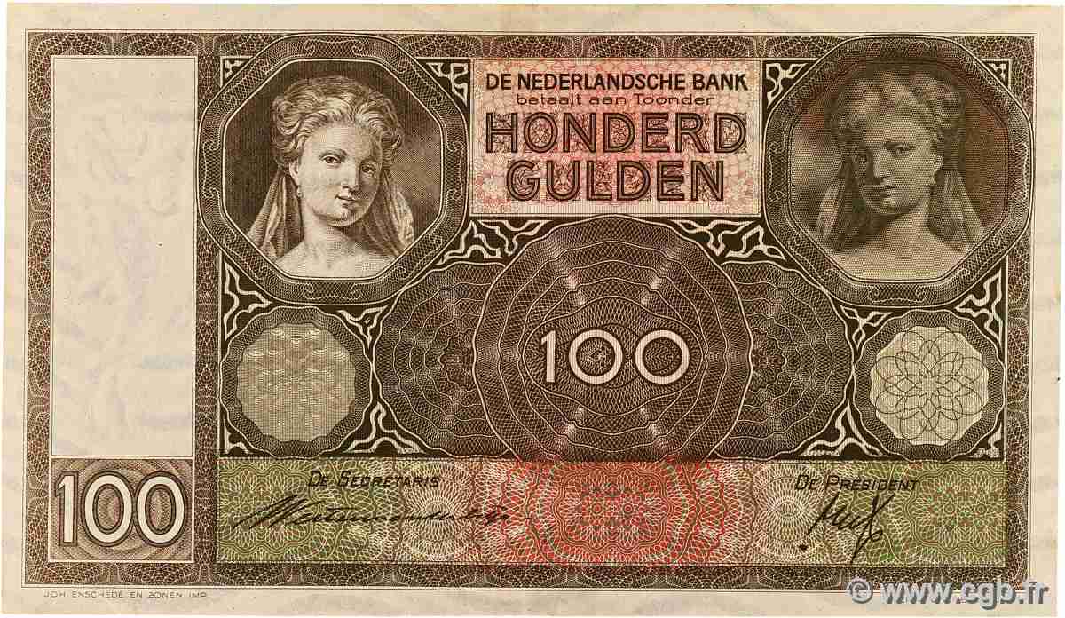 100 Gulden PAYS-BAS  1940 P.051b pr.SPL