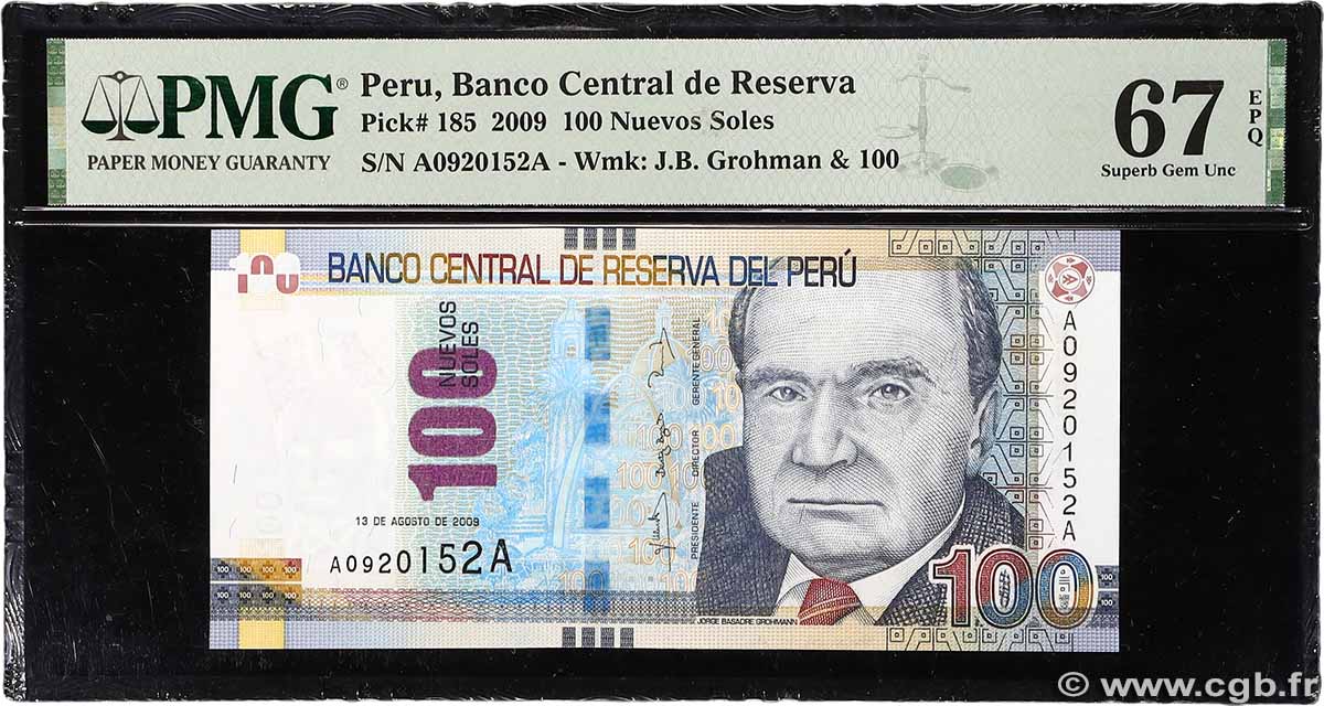 100 Nuevos Soles PÉROU  2009 P.185 NEUF