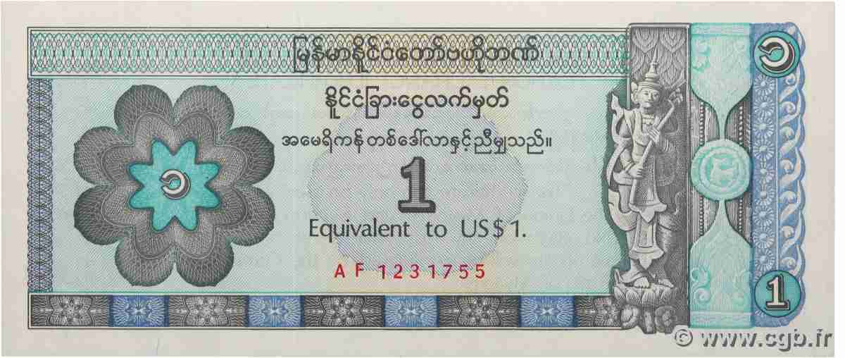 1 Dollar  MYANMAR   1993 P.FX01 NEUF