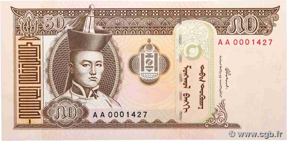 50 Tugrik MONGOLIE  2000 P.64a NEUF