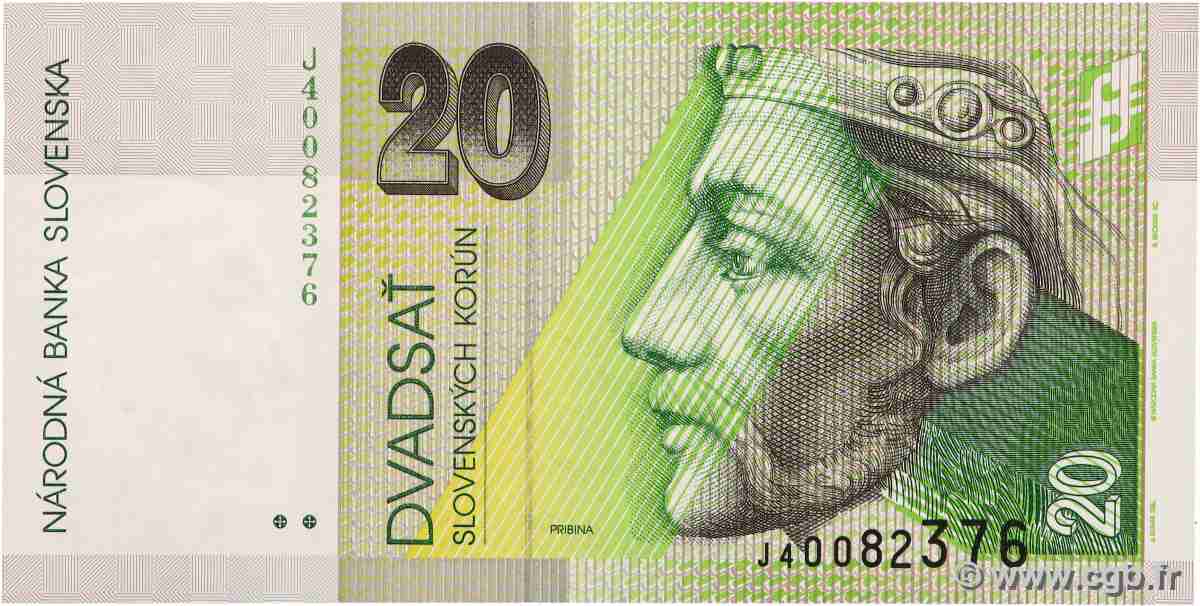 20 Korun SLOVAKIA  1997 P.20c UNC