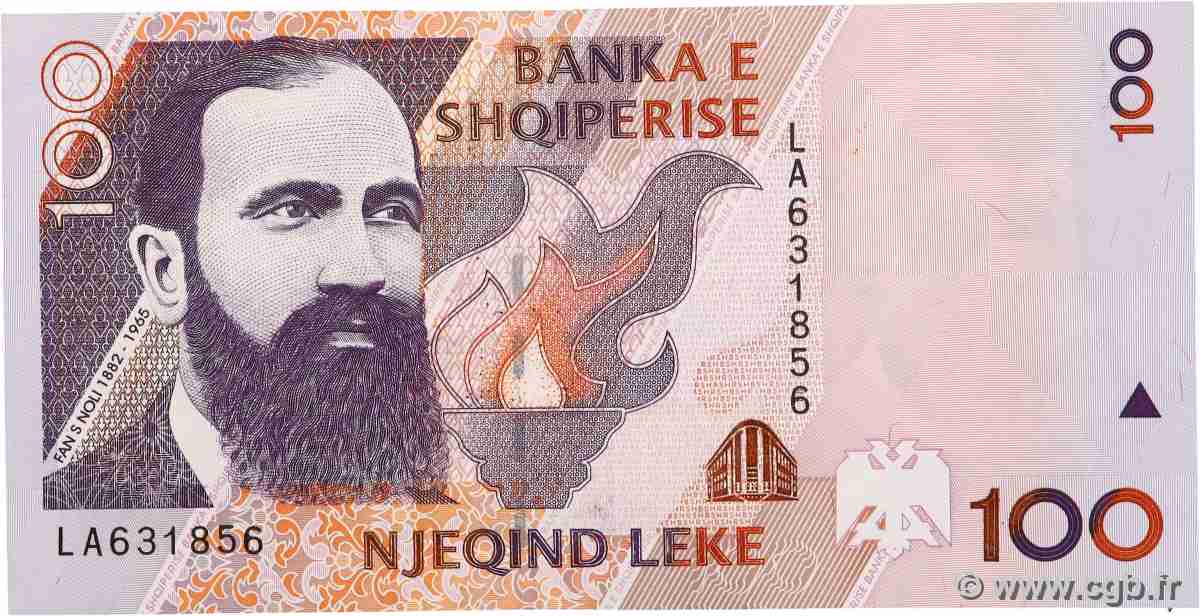 100 Lekë ALBANIA  1996 P.62a UNC