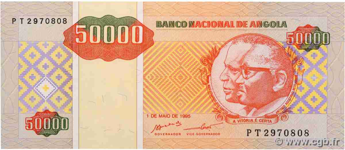 50000 Kwanzas Reajustados ANGOLA  1995 P.138 NEUF