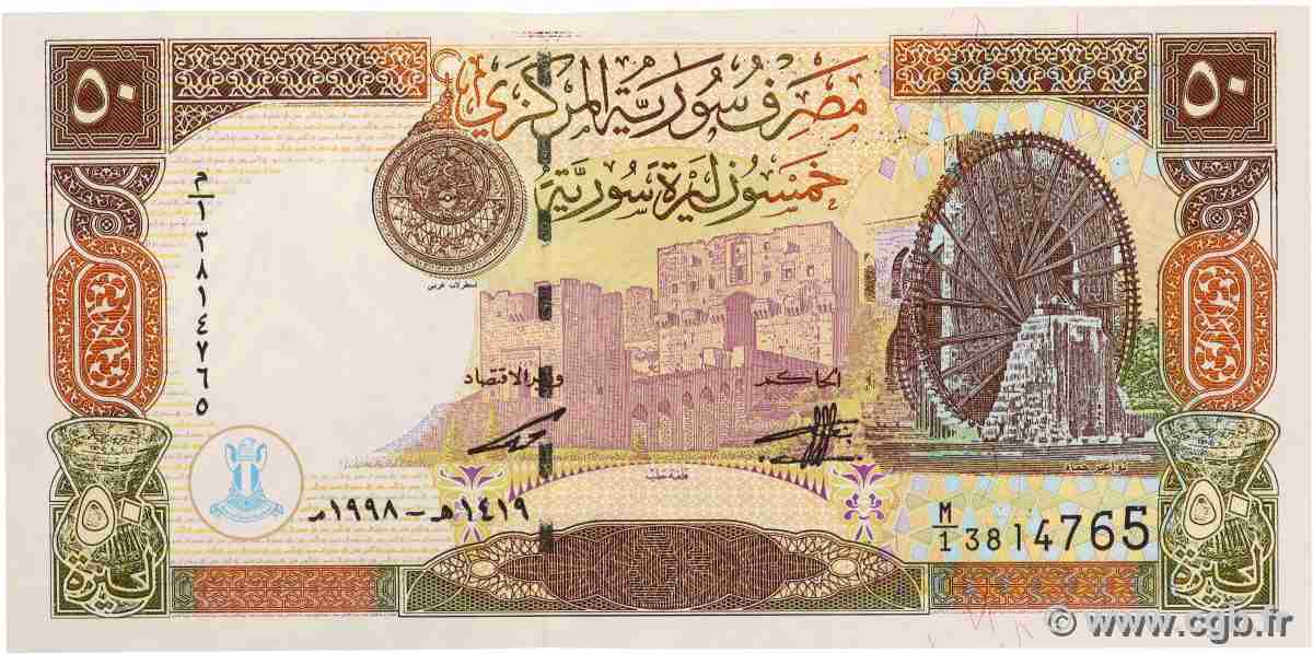 50 Pounds SYRIE  1998 P.107 NEUF