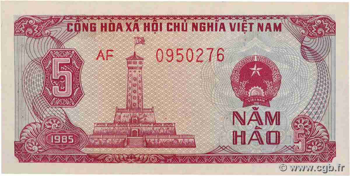 5 Hao VIET NAM   1985 P.089a NEUF