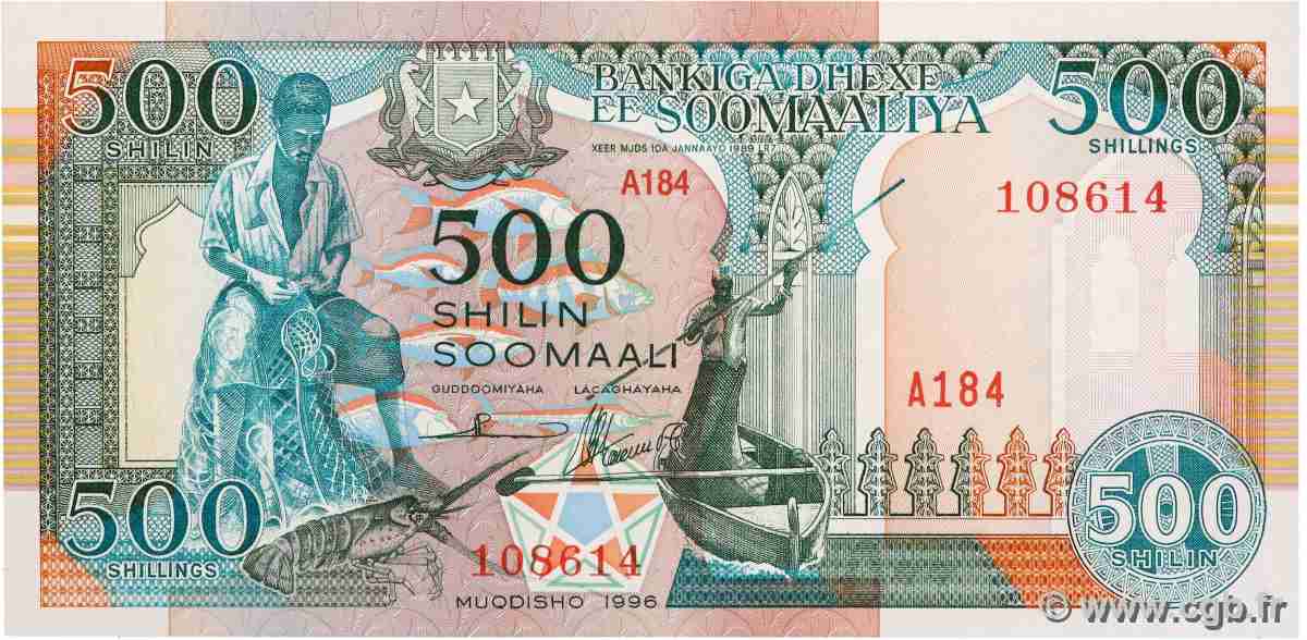 500 Shilin SOMALIA  1996 P.36c UNC