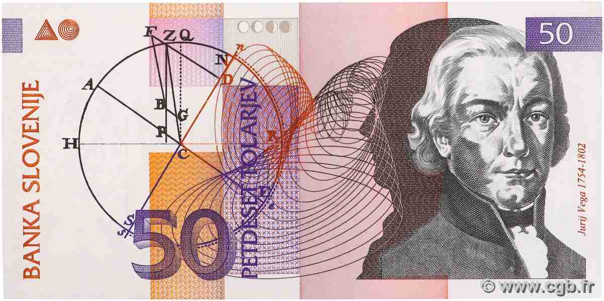 50 Tolarjev SLOWENIEN  1992 P.13a ST