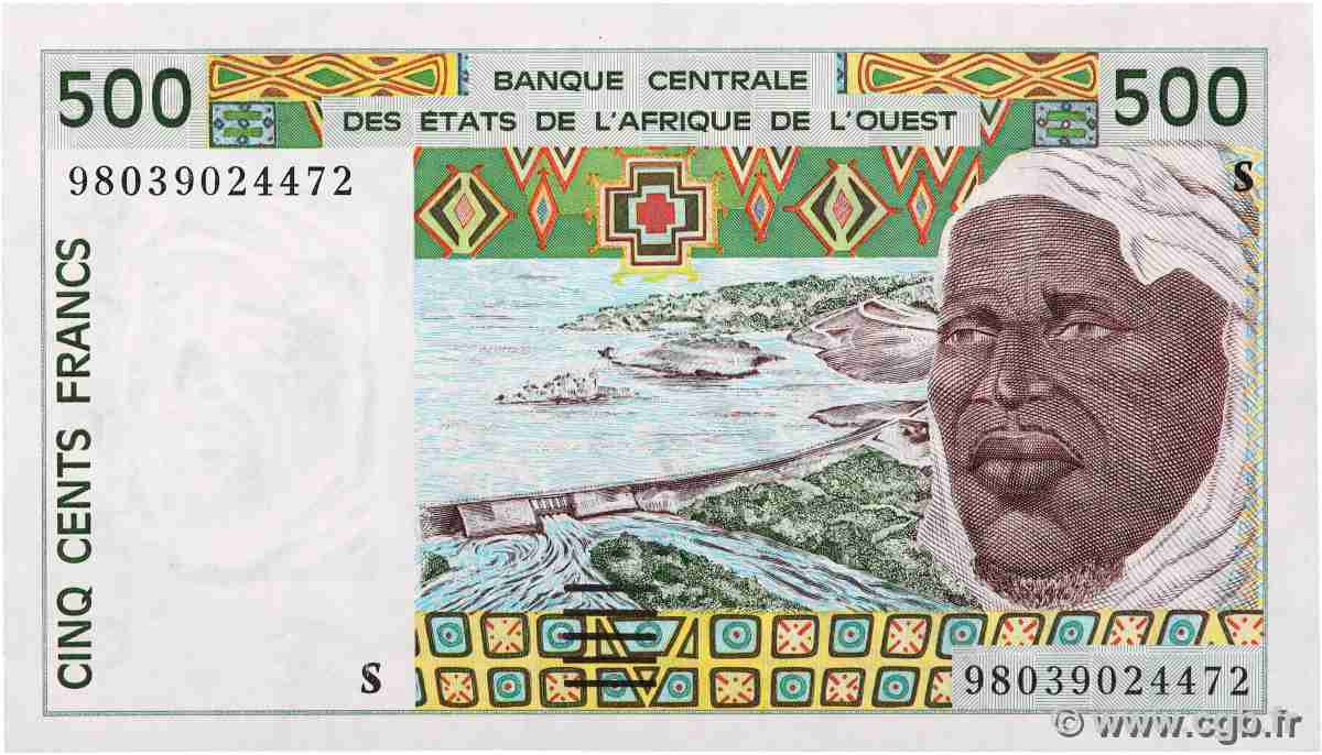 500 Francs WEST AFRICAN STATES  1998 P.910Sc UNC