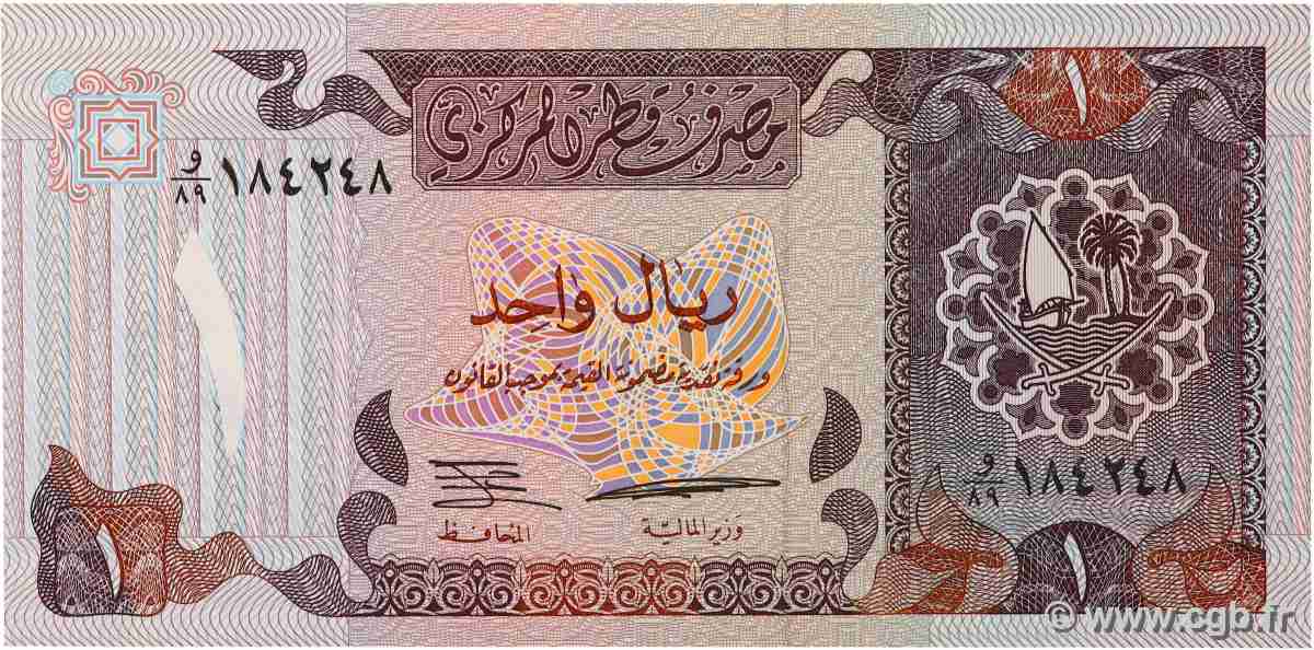 1 Riyal QATAR  1985 P.13a UNC