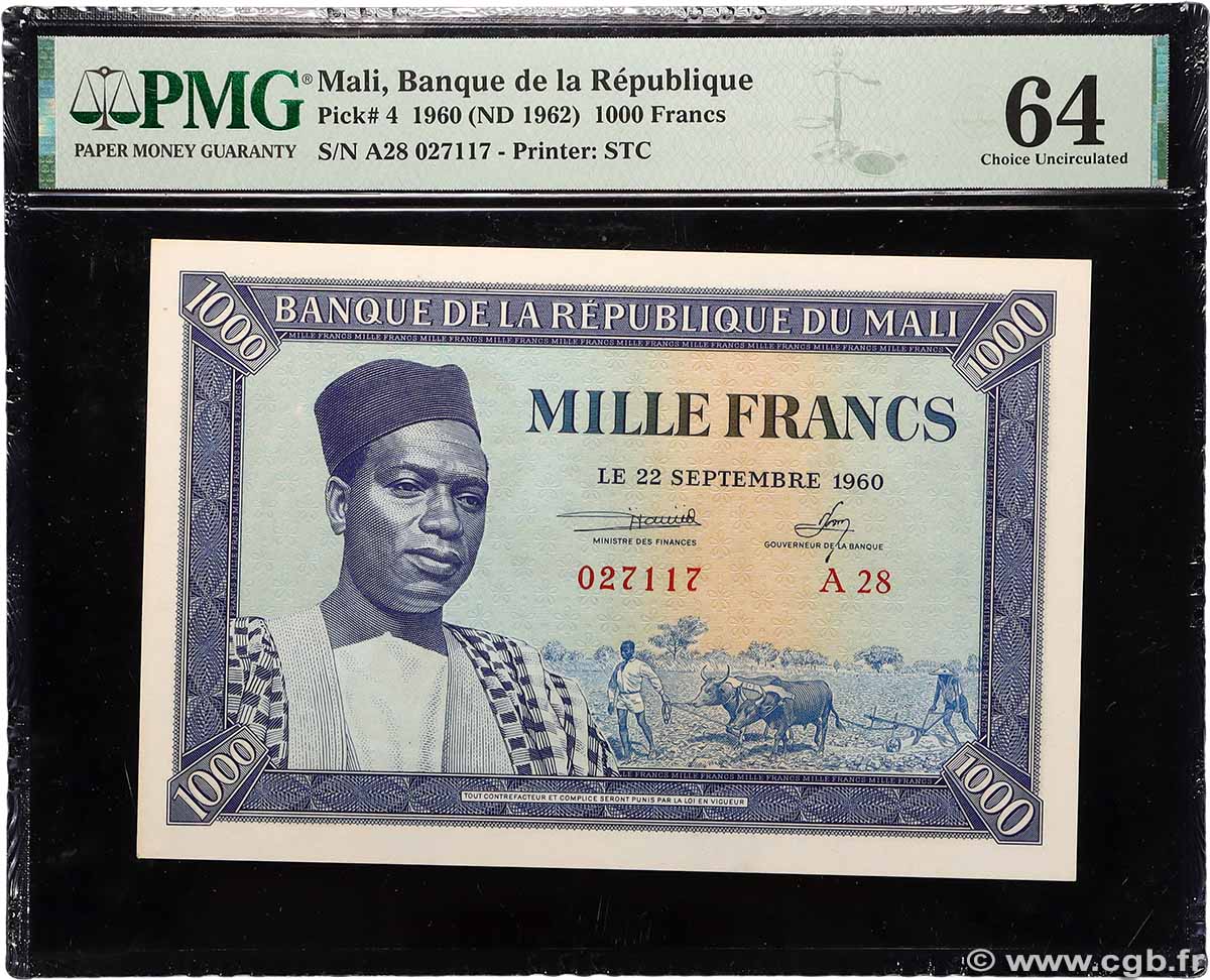 1000 Francs MALI  1960 P.04 fST+