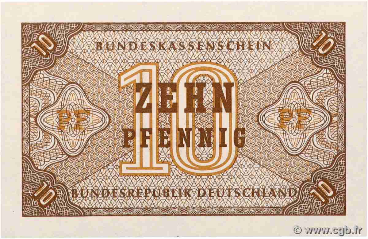 10 Pfennig GERMAN FEDERAL REPUBLIC  1967 P.26 fST+