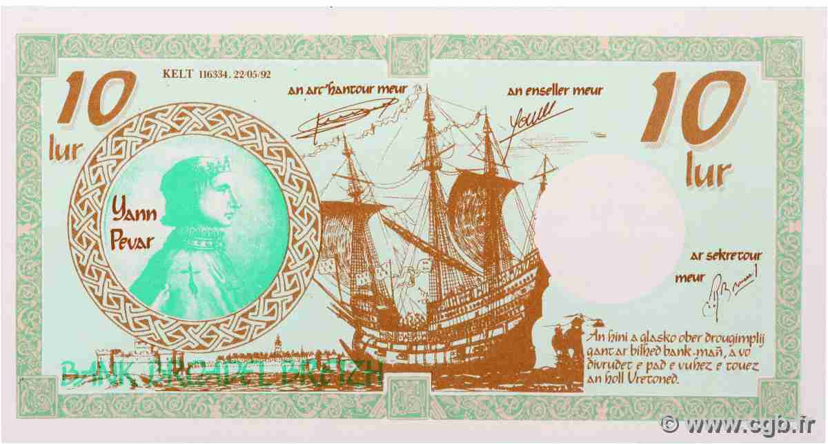 10 Lur FRANCE régionalisme et divers  1992  pr.NEUF