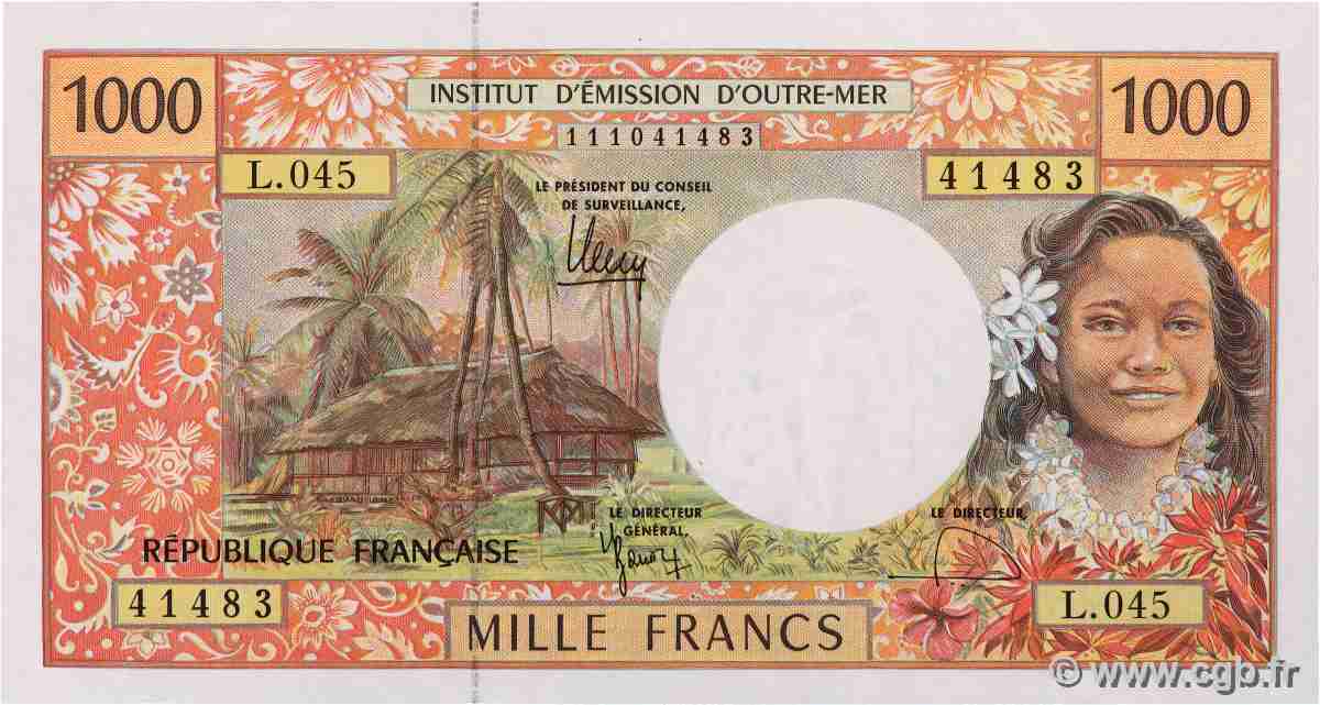 1000 Francs POLYNÉSIE, TERRITOIRES D&nbsp;OUTRE MER  2010 P.02k NEUF