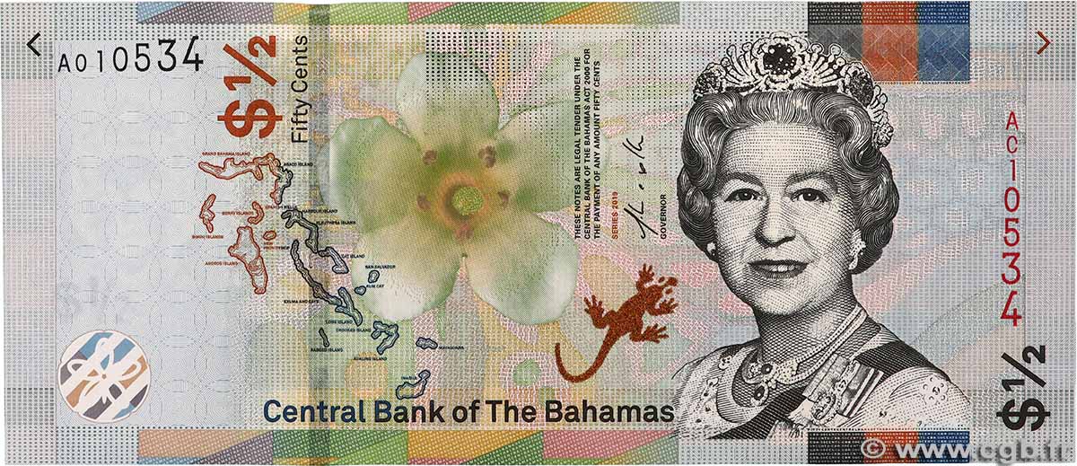 50 Cents BAHAMAS  2019 P.A77 UNC