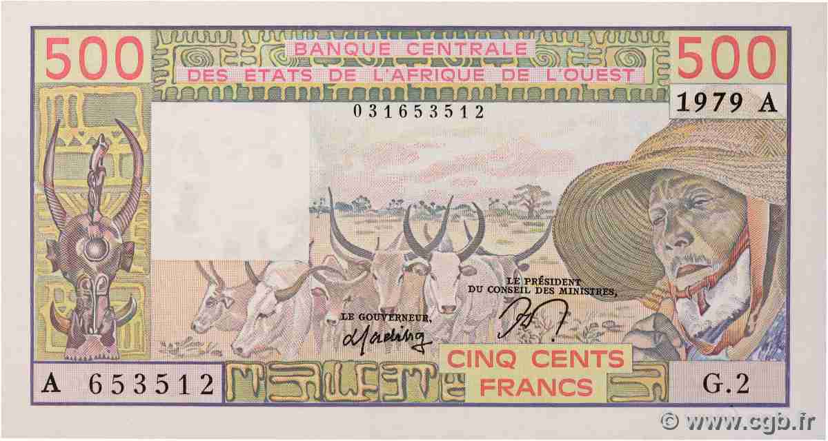 500 Francs WEST AFRICAN STATES  1979 P.105Aa UNC-