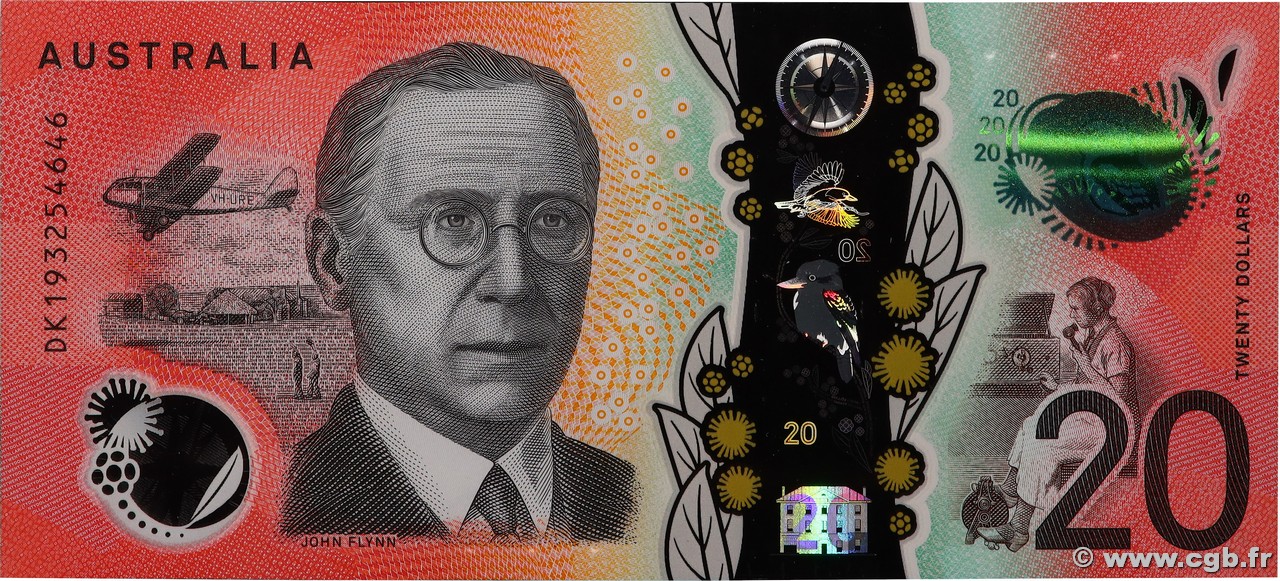 20 Dollars AUSTRALIEN  2019 P.64 ST