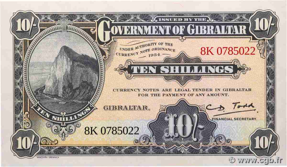 10 Shillings/50 Pence Commémoratif GIBRALTAR  2018 P.41 FDC