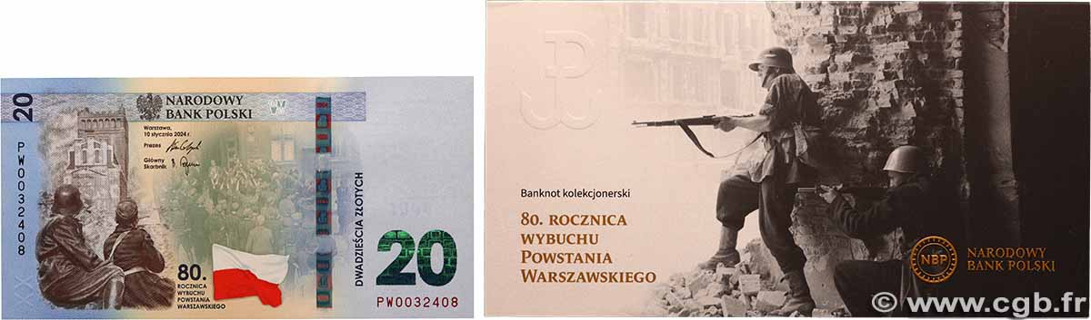 20 Zlotych Set de présentation POLEN  2024 P.198 ST