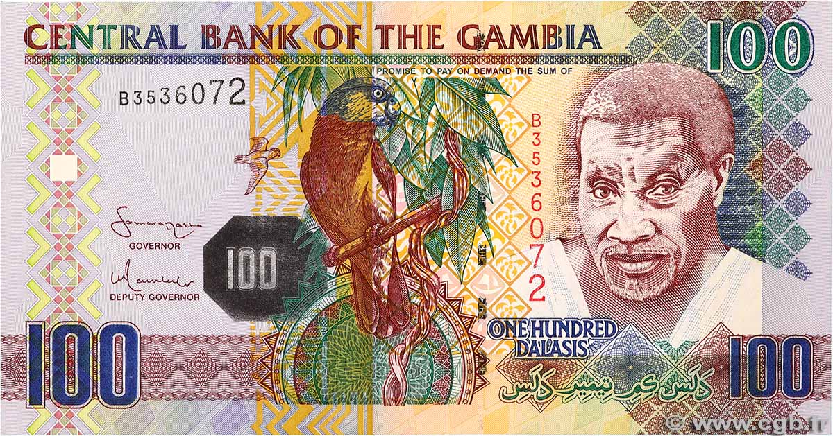 100 Dalasis GAMBIA  2006 P.29 UNC