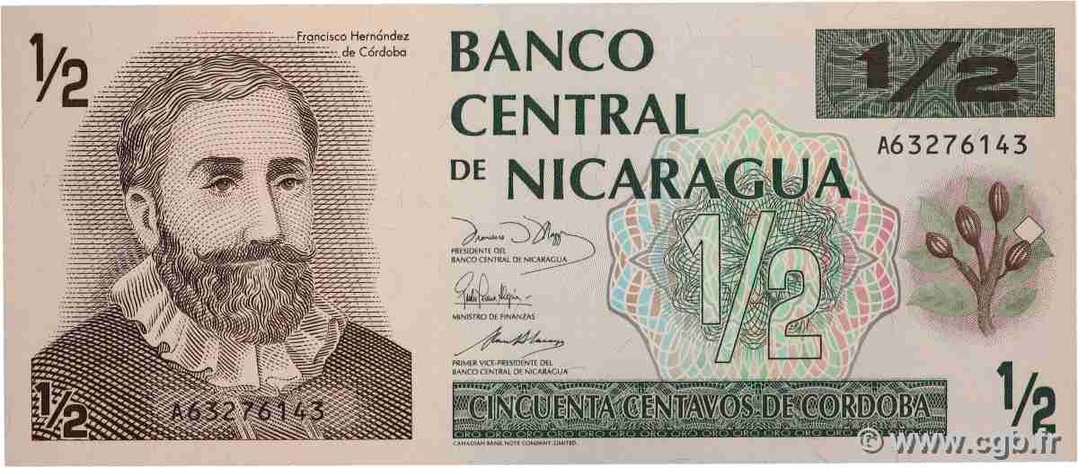 1/2 Cordoba NIKARAGUA  1992 P.172 ST