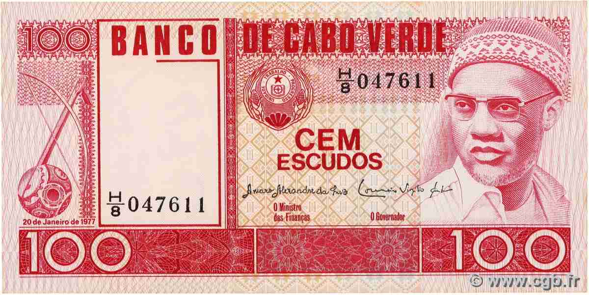 100 Escudos CABO VERDE  1977 P.54a FDC
