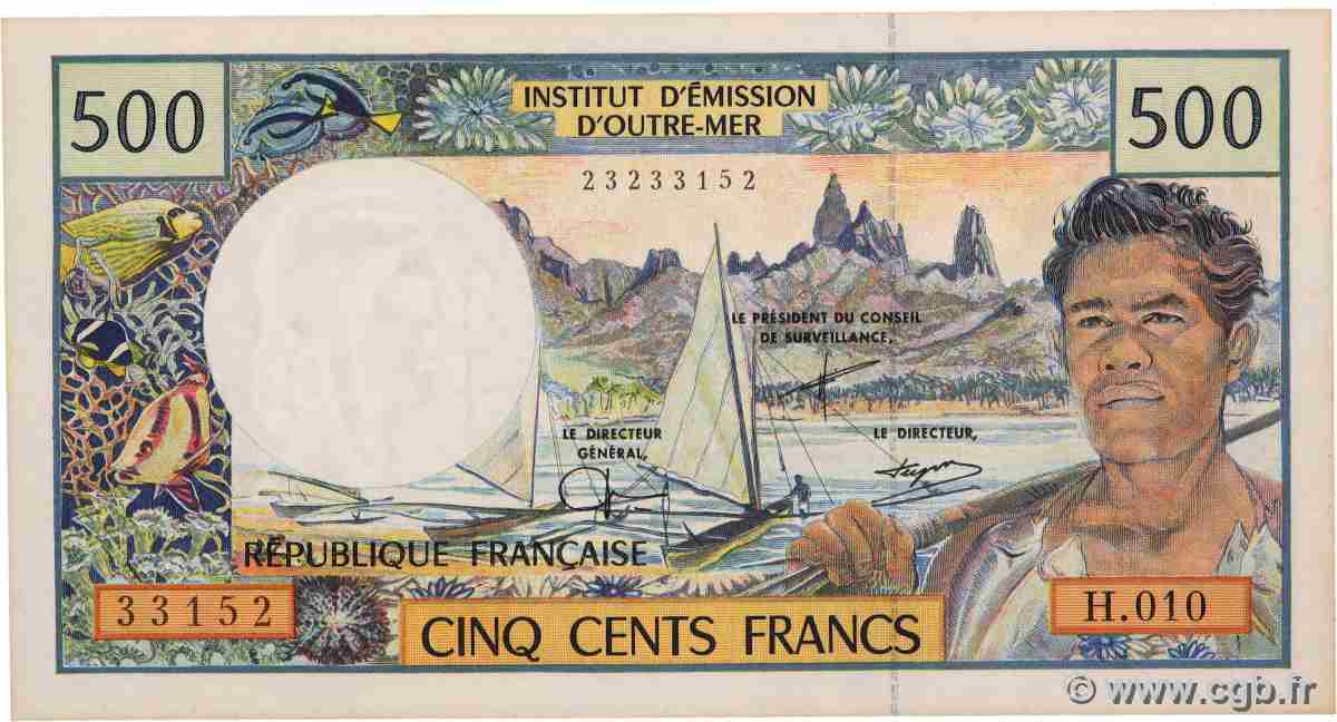 500 Francs POLYNÉSIE, TERRITOIRES D&nbsp;OUTRE MER  1992 P.01d pr.NEUF