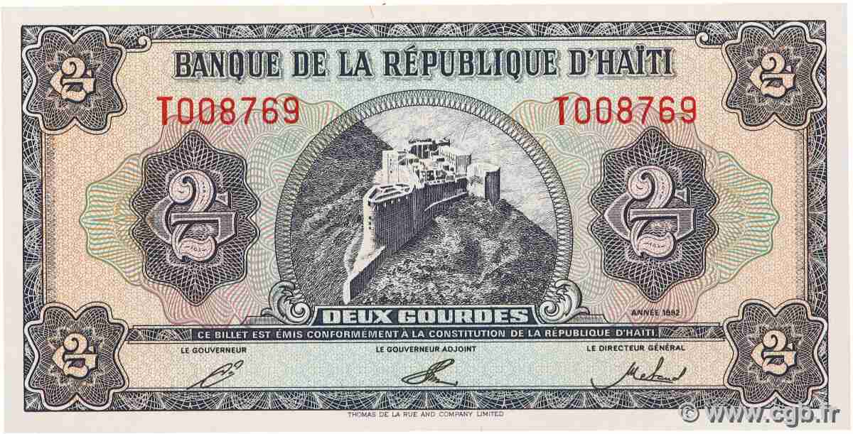 2 Gourdes HAÏTI  1992 P.260a FDC