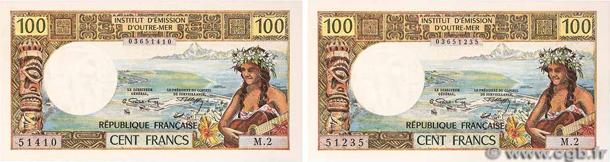100 Francs Lot NOUVELLE CALÉDONIE  1972 P.63b q.FDC