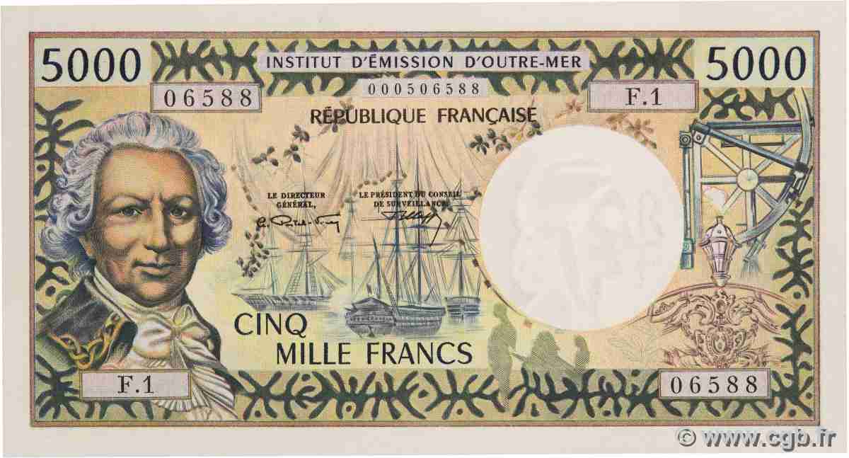 5000 Francs NOUVELLE CALÉDONIE  1971 P.65a q.FDC