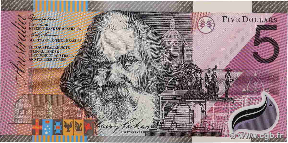 5 Dollars Commémoratif AUSTRALIA  2001 P.56a FDC