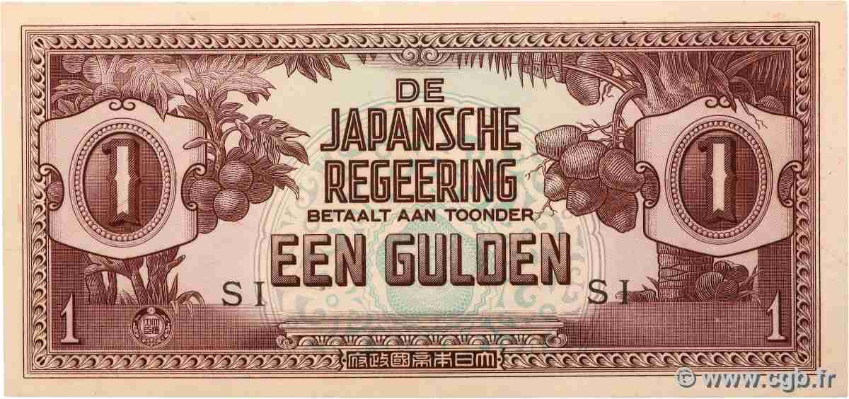 1 Gulden INDIE OLANDESI  1942 P.123c SPL+