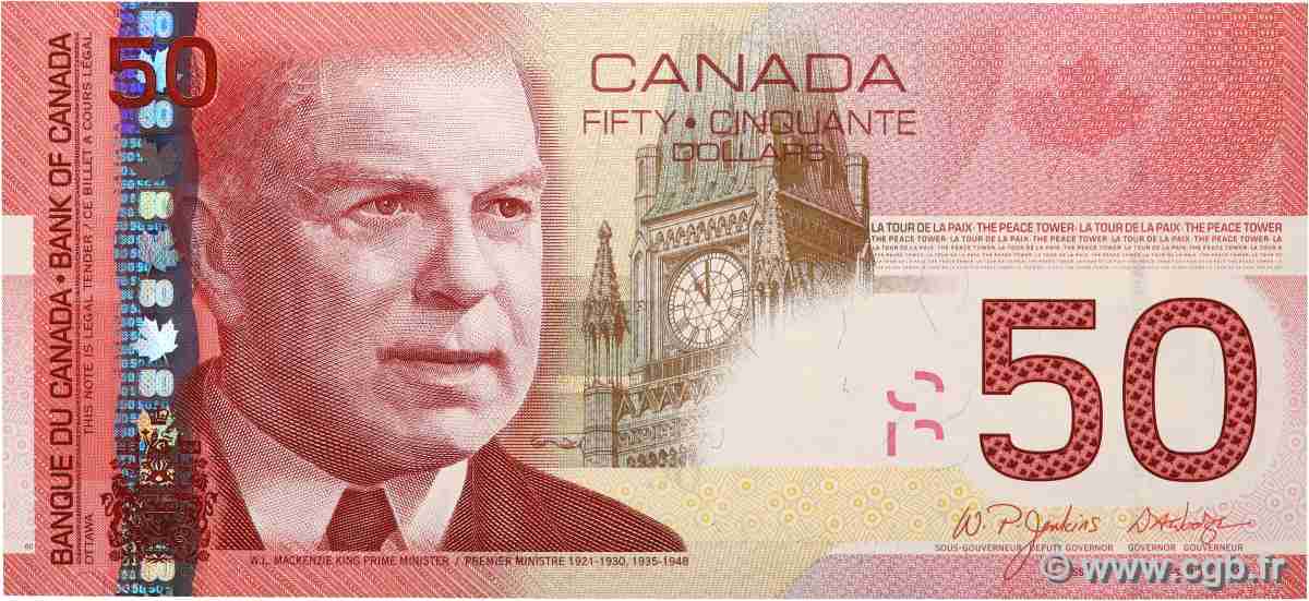 50 Dollars CANADA  2004 P.104a UNC